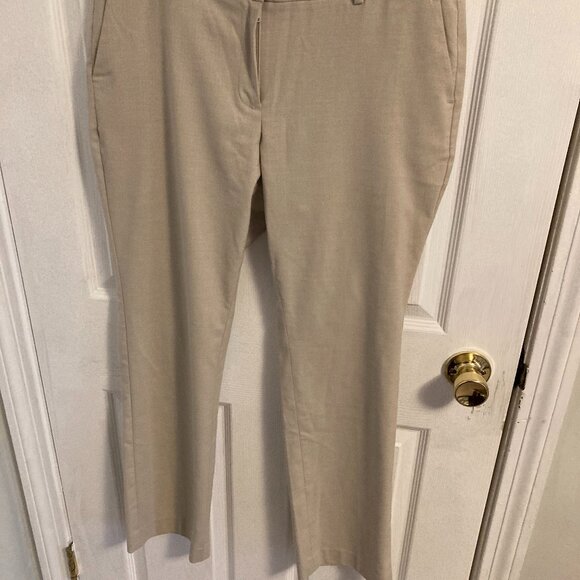 Ann Taylor Factory Pants - Ann Taylor Factory Dress Pants Size 10 Petite Tan/Beige